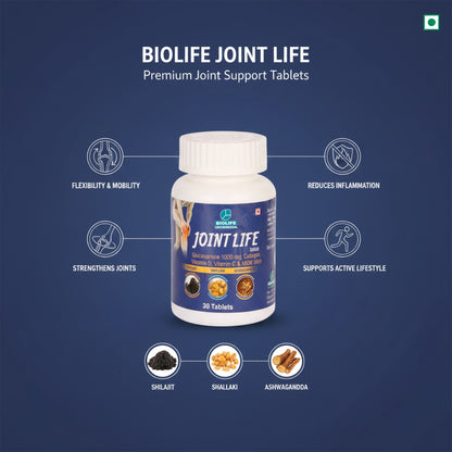 JOINT LIFE TABLETS | Support the healing of worn joint tissues (1X30 TABS)
