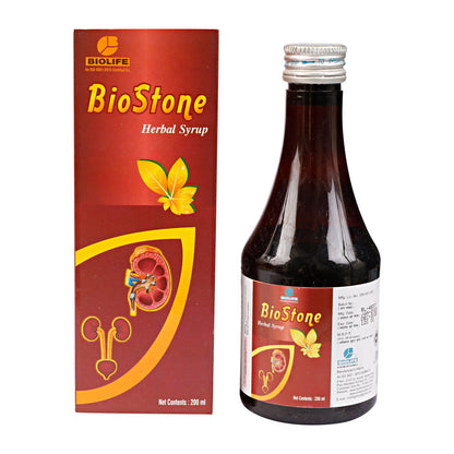 BIOSTONE SYRUP| Support Urinary System Health like Stones & Infections| 200ML