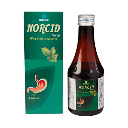 NORCID SYRUP| Natural Relief for Acidity| 200ML