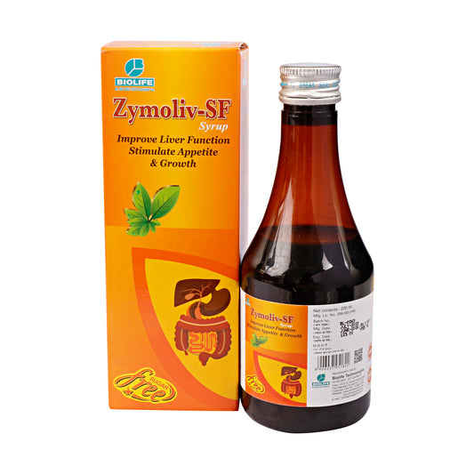 ZYMOLIV -SF SYRUP| Support liver function & promote overall growth| 200ML