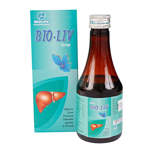 BIO-LIV SYRUP| Improves Efficiency of the Liver, Appetite & Digestion| 100 ML