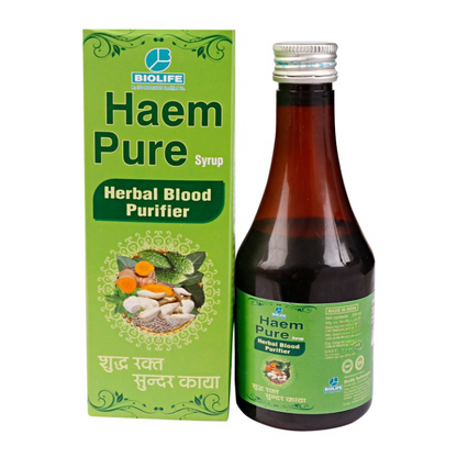 HAEM PURE SYRUP| Herbal Blood Purifier| Clear Skin & Inner Health| 200ML