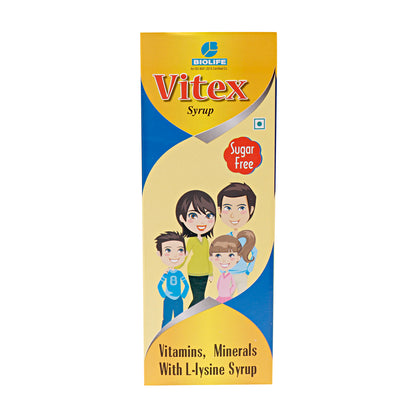 VITEX SYRUP| Minimizes Radicals Damage and Skin Ageing| 200ML