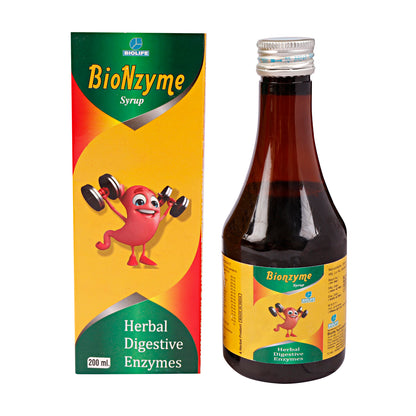 BIONZYME SYRUP| Useful For Indigestion & Overall Digestive Health| 200ML