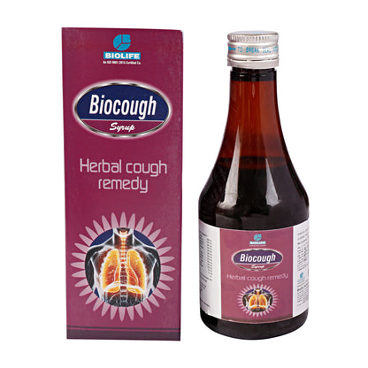 BIOCOUGH| Acute and Chronic Bronchitis Cough, Cold, Sore Throat (Cough Syrup)| 200ml