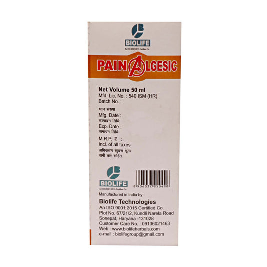 PAINALGESIC PAIN OIL 50ML