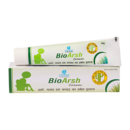 BIOARSH CREAM |  Treat hemorrhoids (piles) and varicose veins 25GM