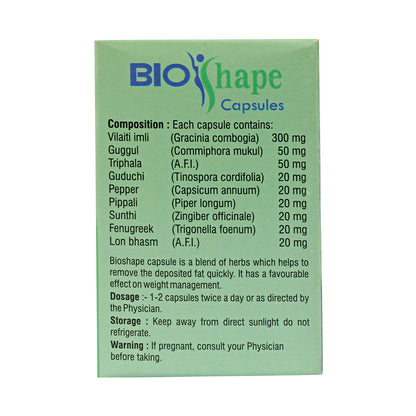 BIOSHAPE CAPSULES | Support weight management (1x60)