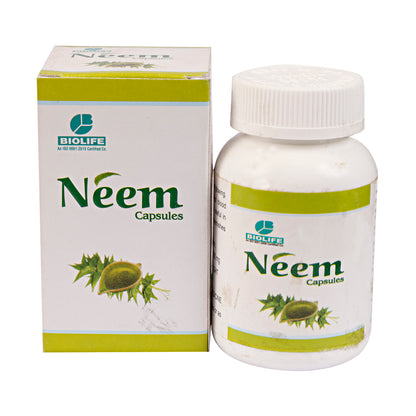 NEEM CAPSULES|  Improve Skin Health and Complexion (1x60)
