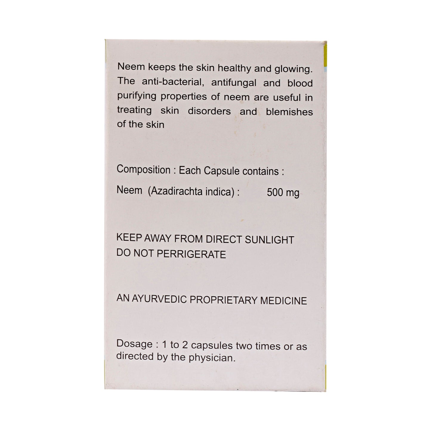 NEEM CAPSULES (1x60)