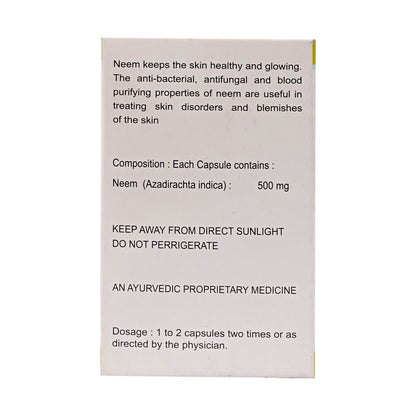 NEEM CAPSULES|  Improve Skin Health and Complexion (1x60)