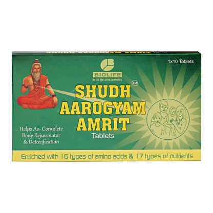 SHUDH AAROGYAM AMRIT | Complete Body Rejuvenation &amp; Detoxification (120 TAB)