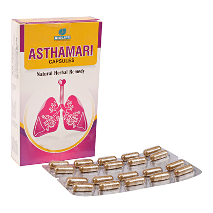 ASTHAMARI CAPSULES |  Support healthy respiratory function (3X20)