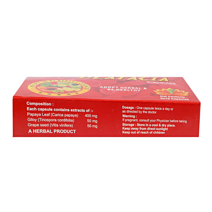 PLATACIA CAPSULES | HELPS IN PLATELET COUNTS (3X10)