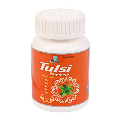 TULSI PANCHANG EXT.TAB| For Digestive, Stamina & Immunity booster| (1x60)