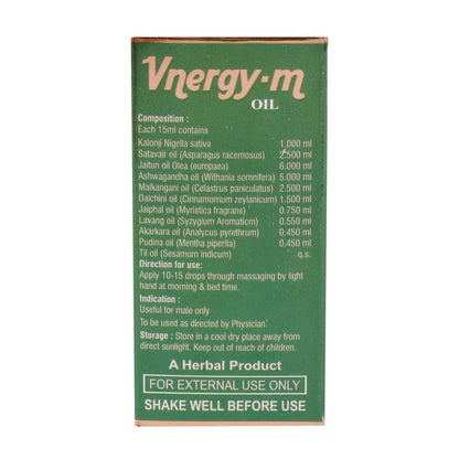 VNERGY-M OIL | Support for intimacy, confidence & conjugal pleasure 15ML