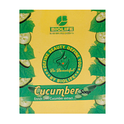 CUCUMBER SOAP | Improves the skin's firmness and texture 75GM