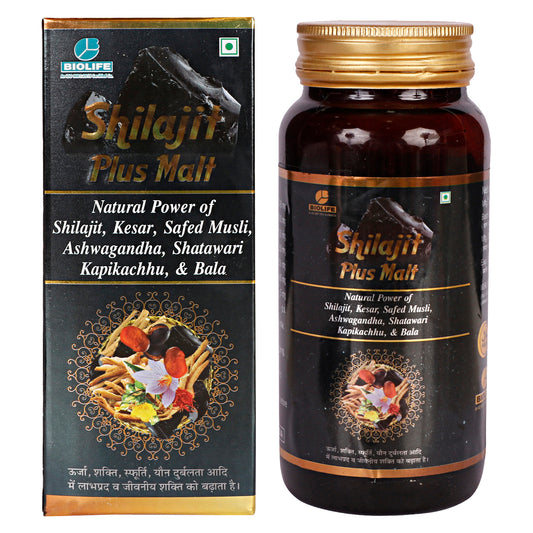 SHILAJIT PLUS MALT | Boosts Vigor &amp; Vitality 400ML