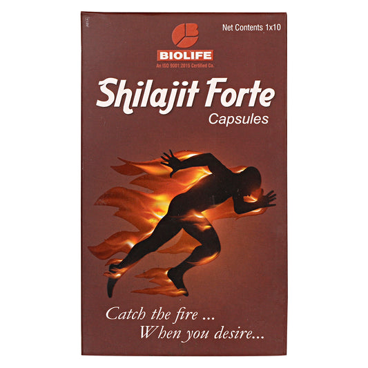 SHILAJIT FORTE CAPULES 1x10x10