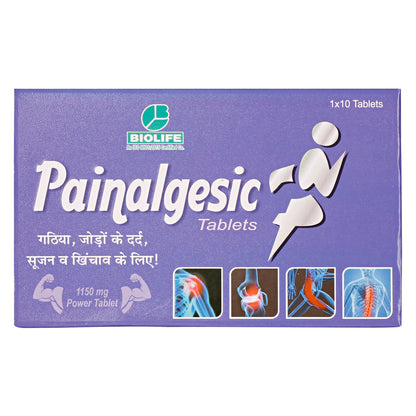 PAINALGESIC TABLETS | Relief from Arthritis, Joint Pains & Swelling| (1x10x10)