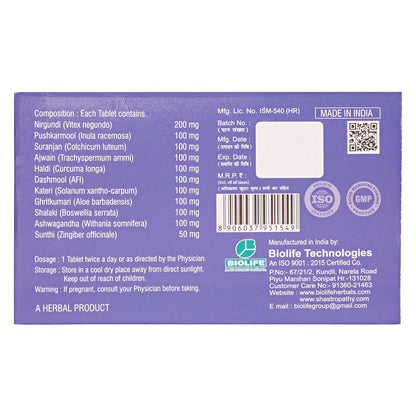 PAINALGESIC TABLETS | Relief from Arthritis, Joint Pains & Swelling| (1x10x10)