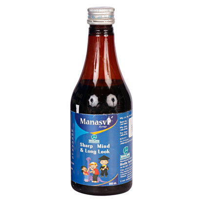 Manasvi Syrup – Sharp Mind & Long Look (Combo of 4)