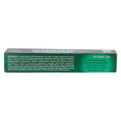 HERBOFRESH TOOTHPASTE | For Cleaner, Whiter & Healthier Teeth 100GM