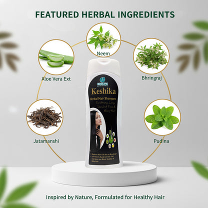 KESHIKA SHAMPOO | For strong, long, dandruff-free & shiny hairs 500ML