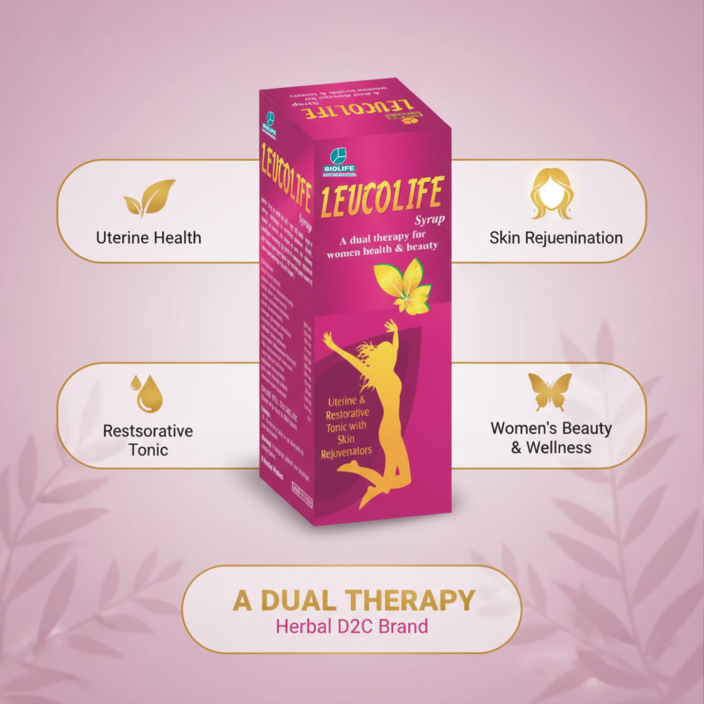 LEUCOLIFE SYRUP |  Uterine & Restorative Tonic  200ML