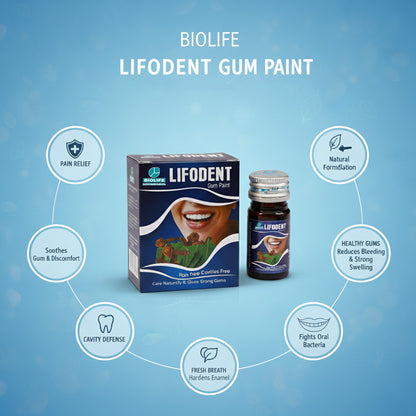 LIFODENT (GUM PAINT) | Natural care and strengthen gums 15ML