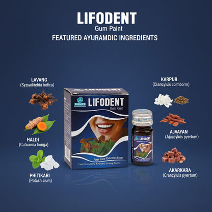 LIFODENT (GUM PAINT) | Natural care and strengthen gums 15ML