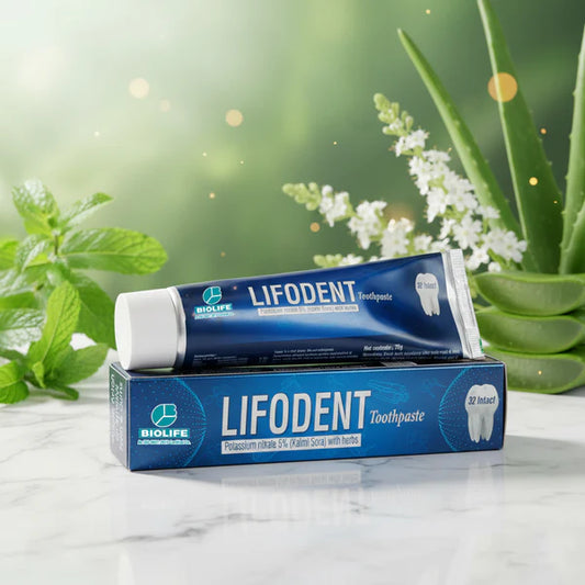 LIFODENT TOOTH PASTE | Fights Germs and Decay 75GM COMBO ( PACK OF 3 )