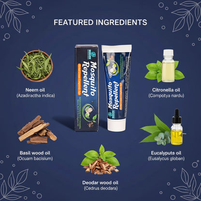 MOSQUITO REPELLENT CREAM | Natural & completely safe protection 50GM