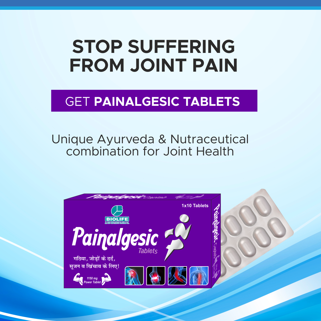 PAINALGESIC TABLETS | Relief from Arthritis, Joint Pains & Swelling| (1x10x10)