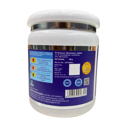 PROTONN WOMEN PROTEIN POWDER| Promotes growth & Nutrition of a body | 200GM
