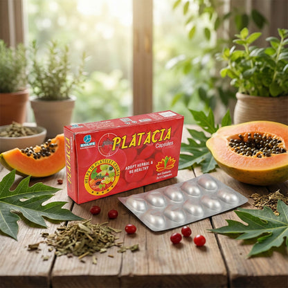 PLATACIA CAPSULES | HELPS IN PLATELET COUNTS (3X10)