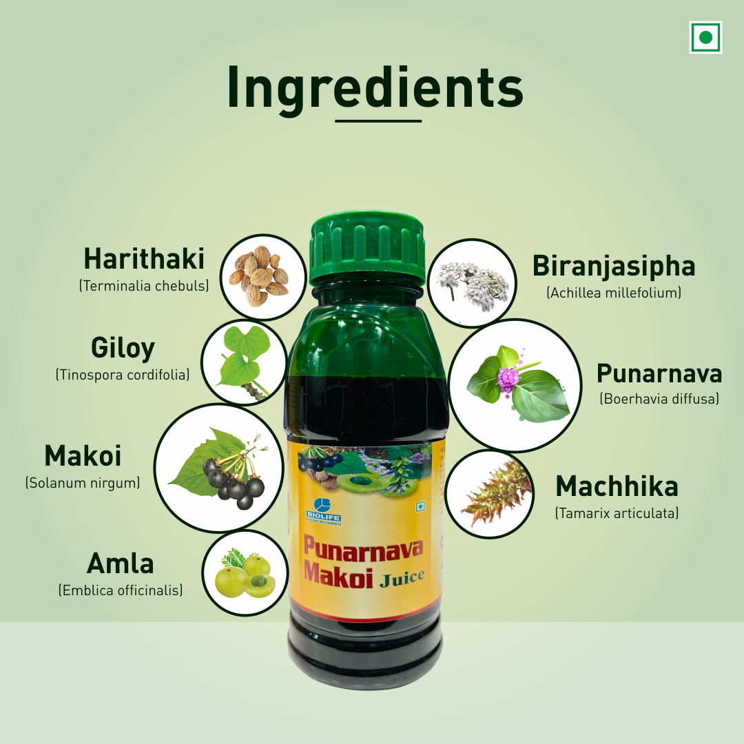 PUNARNAVA MAKOI JUICE 500ML