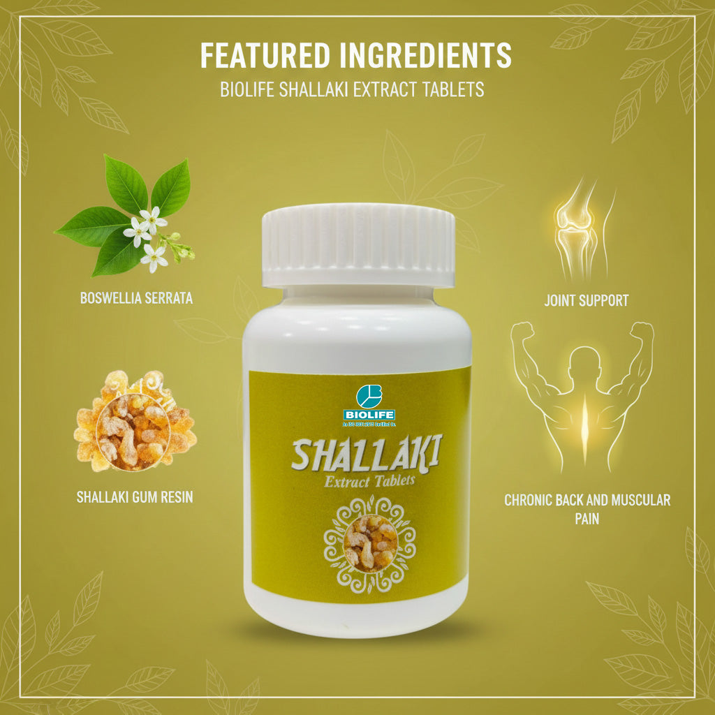SHALLAKI EXTRACT TAB | Balancing Kapha and Pitta dosha (1x60)