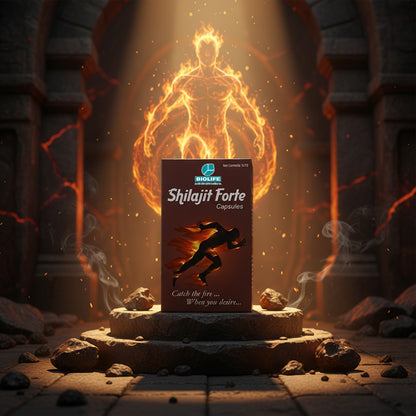 SHILAJIT FORTE CAPULES |  Enhance vitality, strength & energy 1x10x10