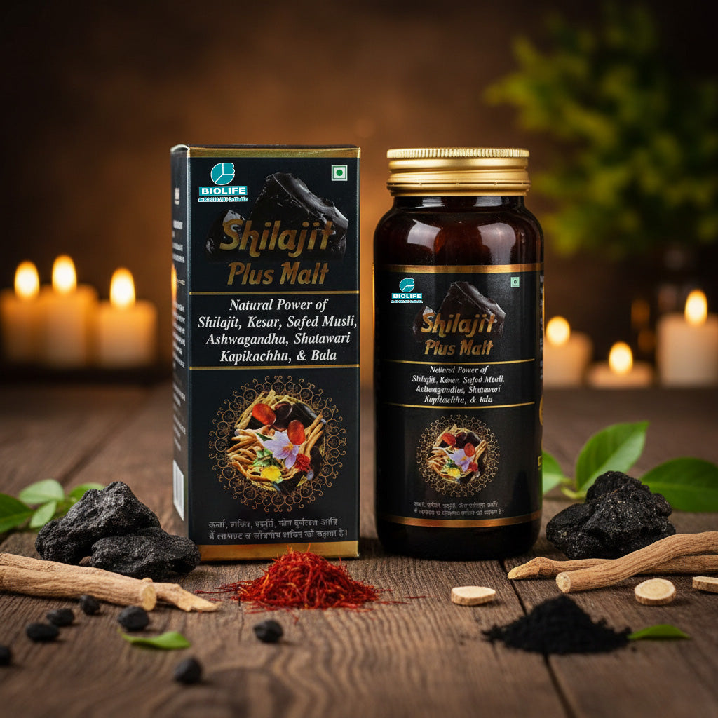 SHILAJIT PLUS MALT | Boosts Vigor &amp; Vitality 400ML