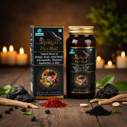 SHILAJIT PLUS MALT | Boosts Vigor &amp; Vitality 400ML