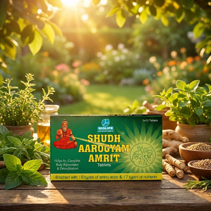 SHUDH AAROGYAM AMRIT | Complete Body Rejuvenation &amp; Detoxification (120 TAB)