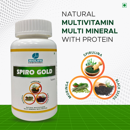 SPIRO GOLD TABLETS | Supporting energy, immunity, and overall well-being (1x90)