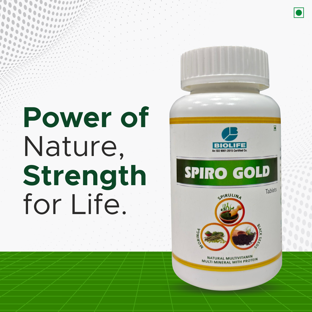 SPIRO GOLD TABLETS | Supporting energy, immunity, and overall well-being (1x90)