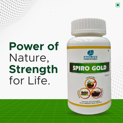 SPIRO GOLD TABLETS | Supporting energy, immunity, and overall well-being (1x90)