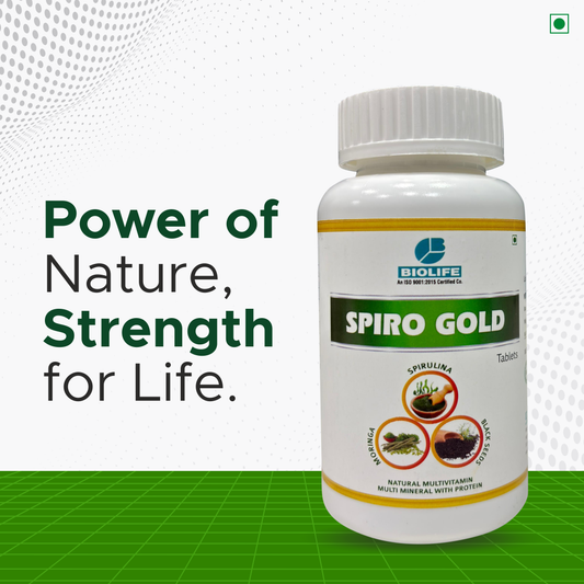 SPIRO GOLD TABLETS | Supporting energy, immunity, and overall well-being (1x90)