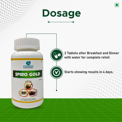 SPIRO GOLD TABLETS | Supporting energy, immunity, and overall well-being (1x90)