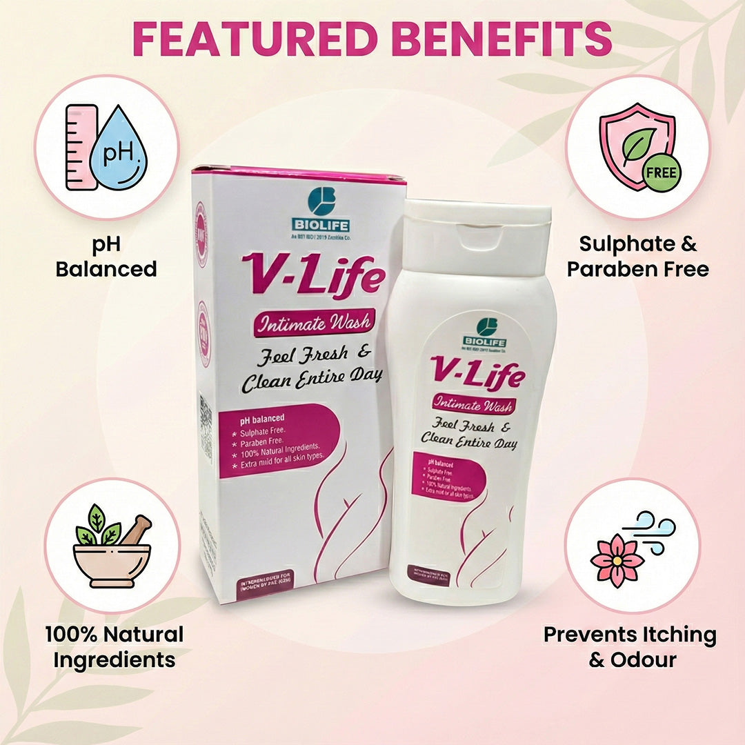 V-LIFE (Intimate Wash) |  Maintain complete intimate hygiene100ML