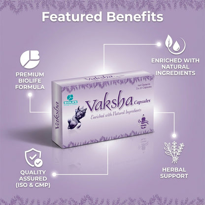 VAKSHA CAPSULE | Female Reproductive Tonic (3X20)