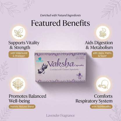 VAKSHA CAPSULE | Female Reproductive Tonic (3X20)